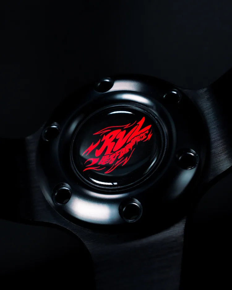 Scrape or Die X RVL Performance (Best Luck!) Suede Steering Wheel